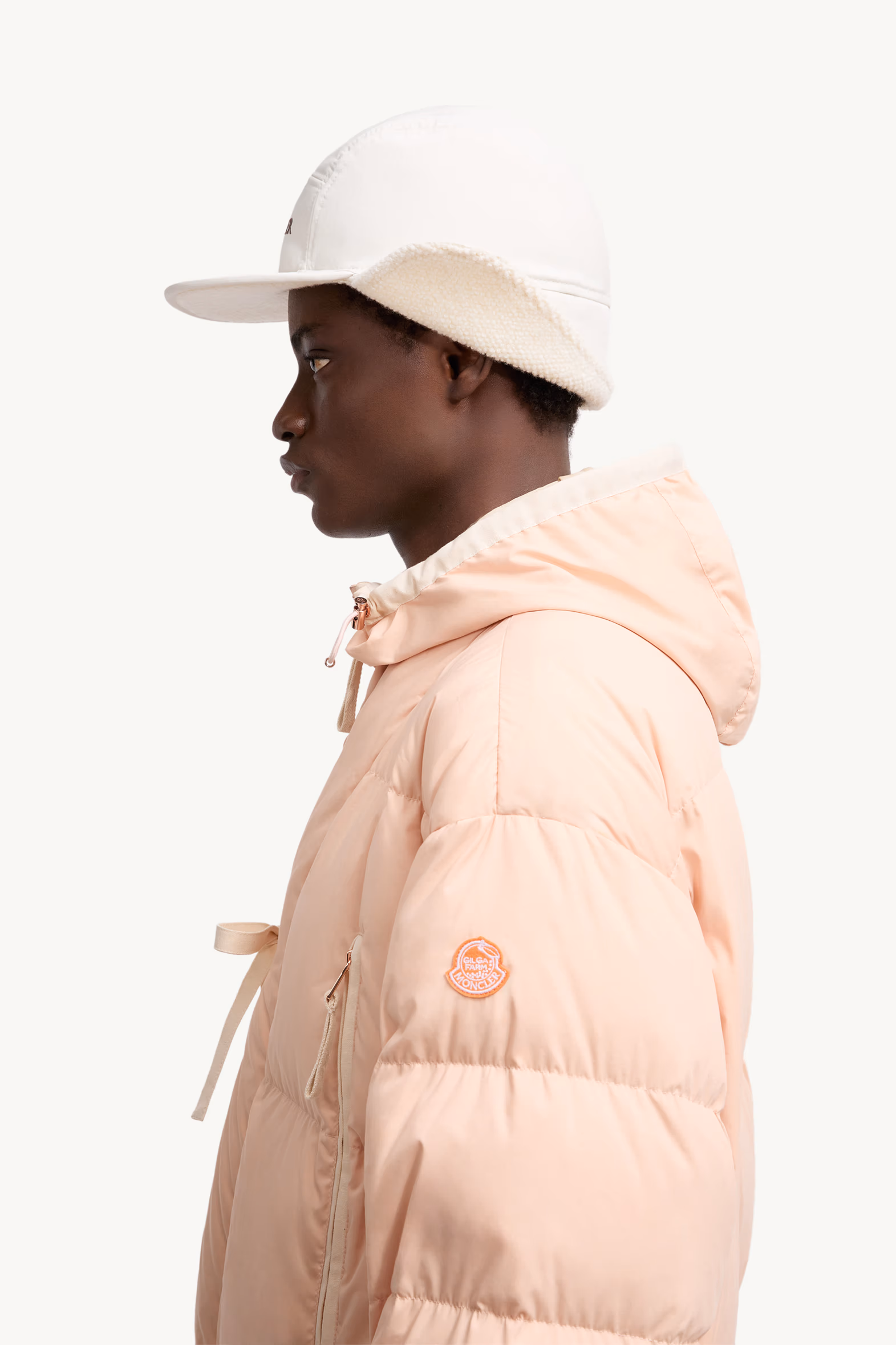 Doudoune courte Tangelo Moncler x Gilga Farm Designed by Donald Glover Hommes Rose pêche Moncler 4